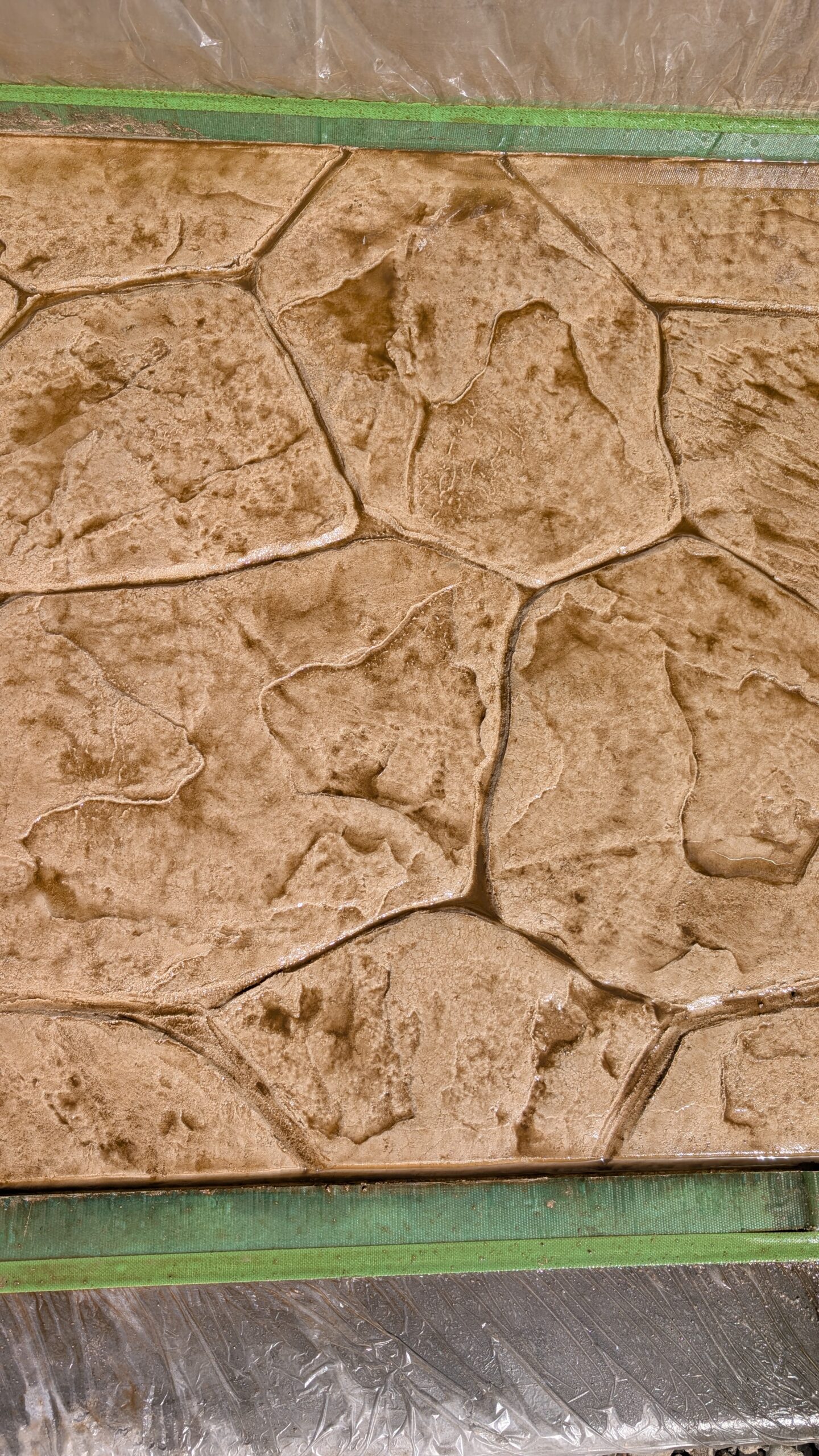 久しぶりのスタンプコンクリート